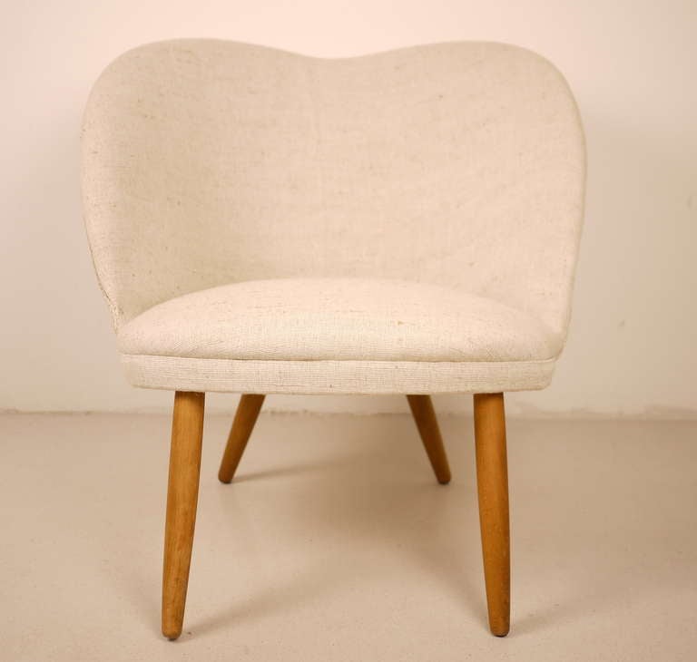 Mid-20th Century Pair of E. Johannesen 1950's Easy Chairs