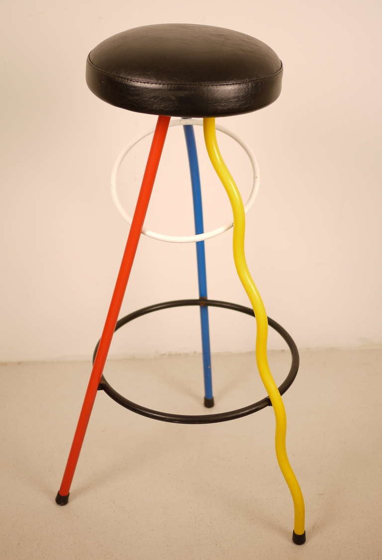 Javier Mariscal & Pepe Cortés Duplex Stool In Excellent Condition In Madrid, ES