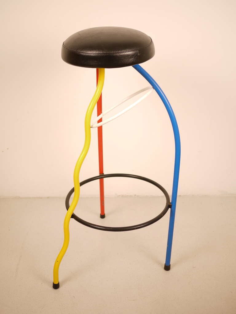 Javier Mariscal & Pepe Cortés Duplex Stool In Excellent Condition In Madrid, ES
