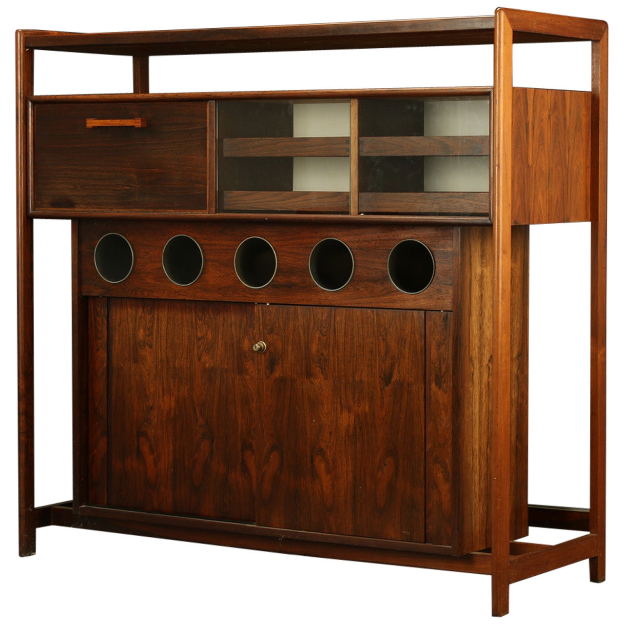 Danish Rosewood Cabinet Bar