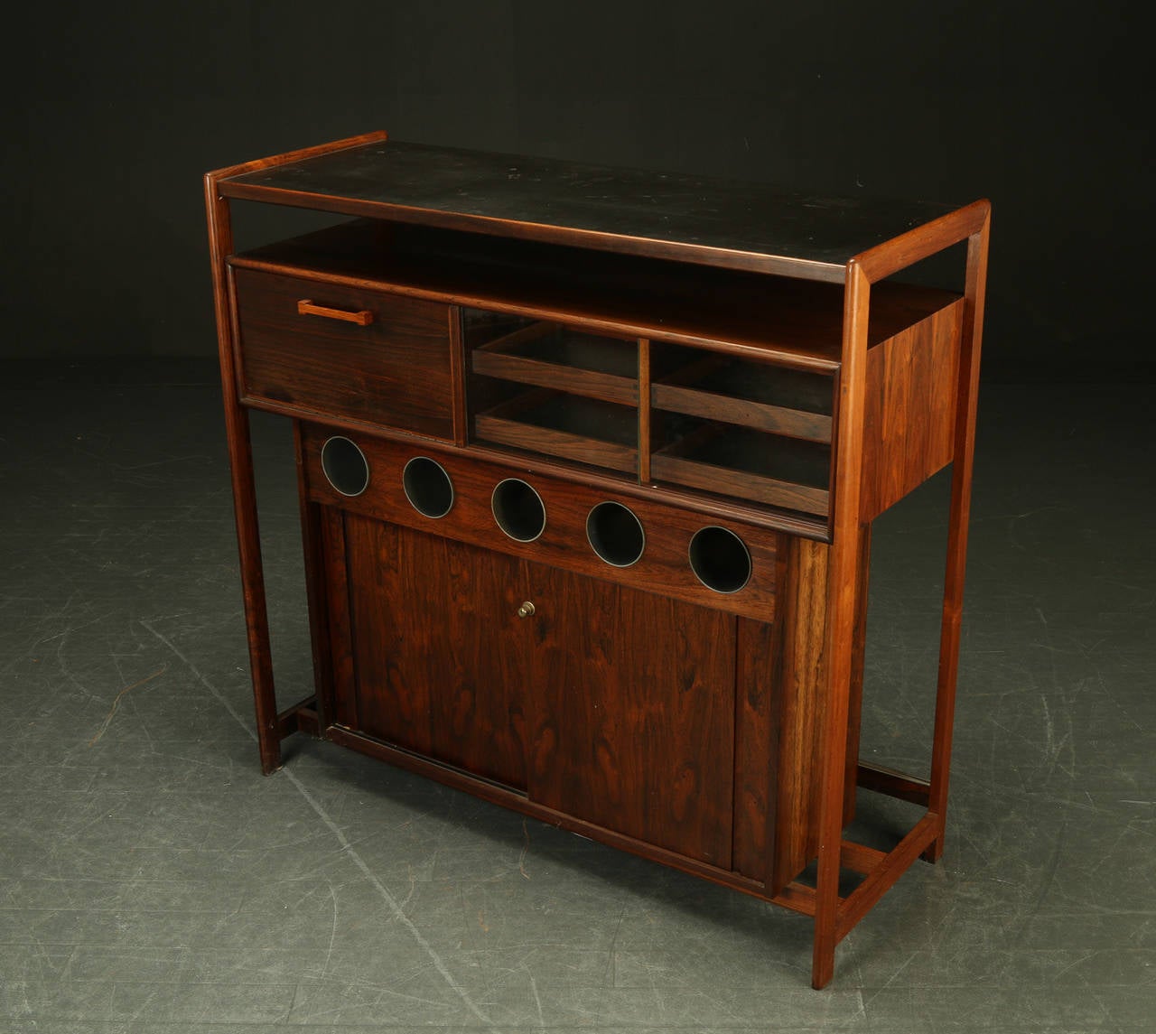Danish Rosewood Cabinet Bar