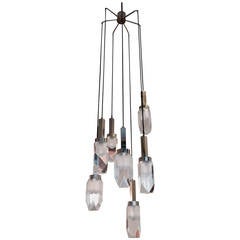 Huge Stilnovo Seven-Light Hanging Chandelier 8