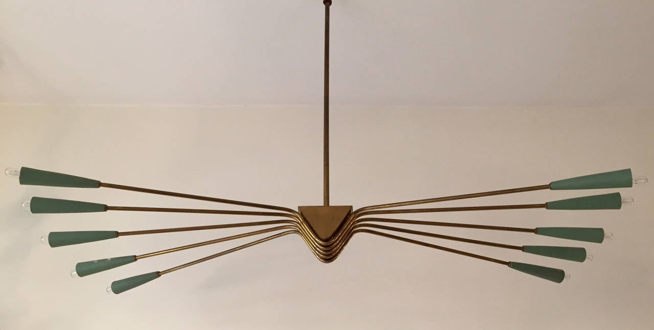 Mid-20th Century 1950 Lumi Ceiling Lamp