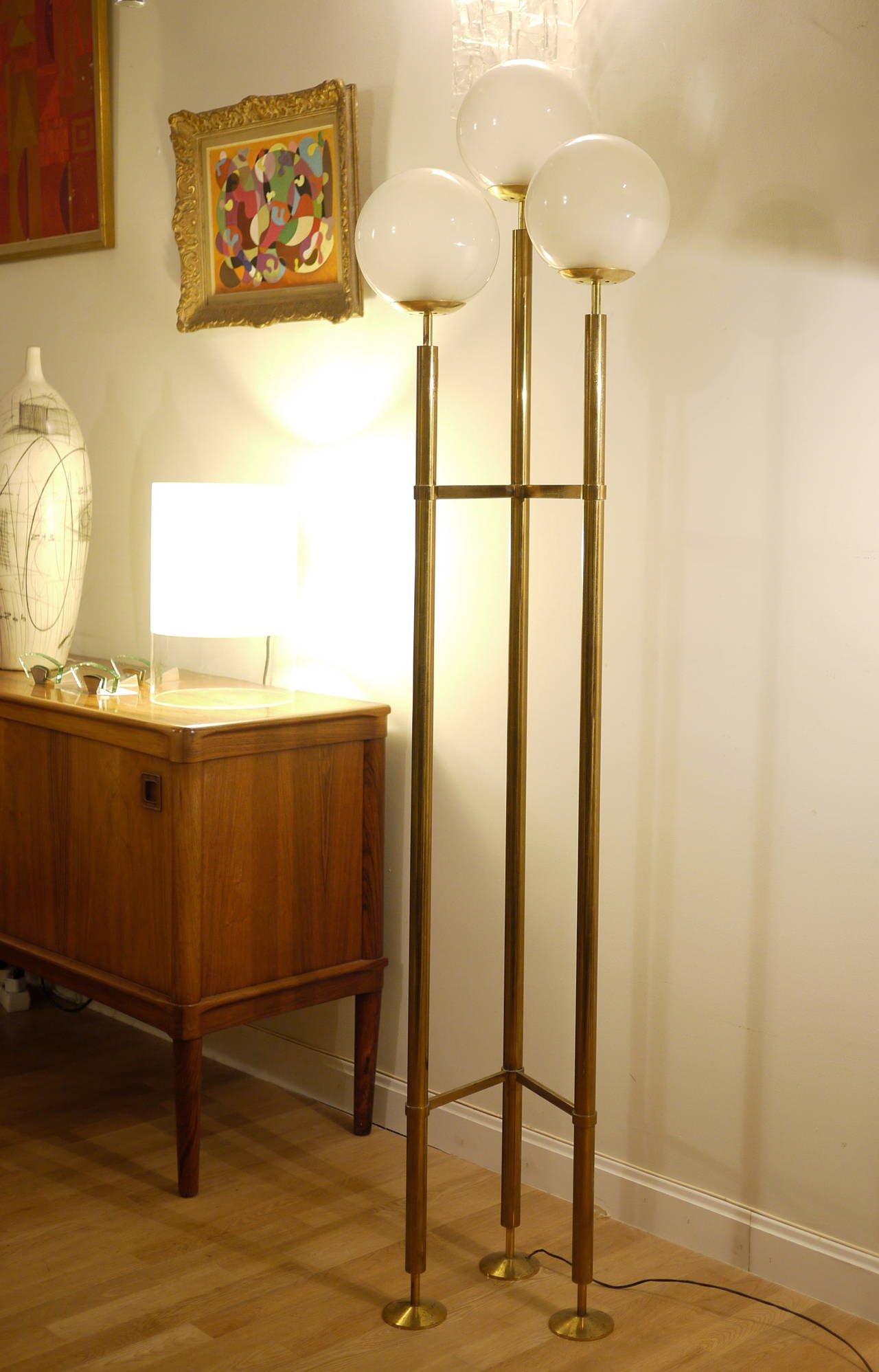 Max Ingrand Floor Lamp for Fontana Arte For Sale 4