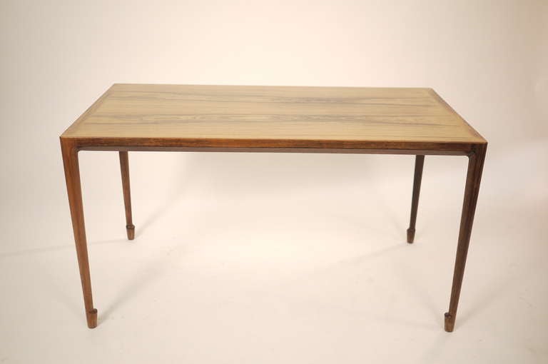 Mid-Century Modern Table basse en bois de rose Bernt Pedersen, 1958 en vente