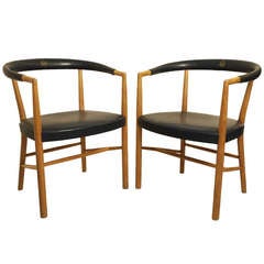 Pair of Jacob Kjaer United Nations Armchairs 4