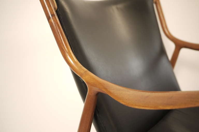 Mid-20th Century Finn Juhl NV45 Lounge Chair for Niels Vodder