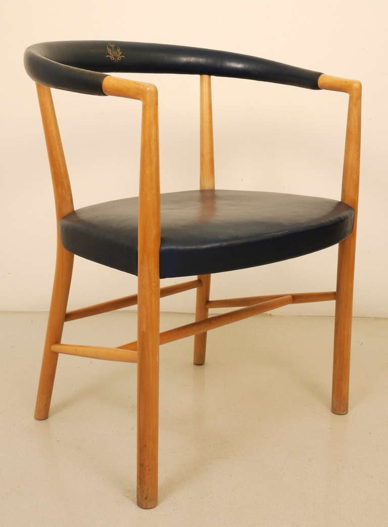 Beech Pair of Jacob Kjaer United Nations Armchairs