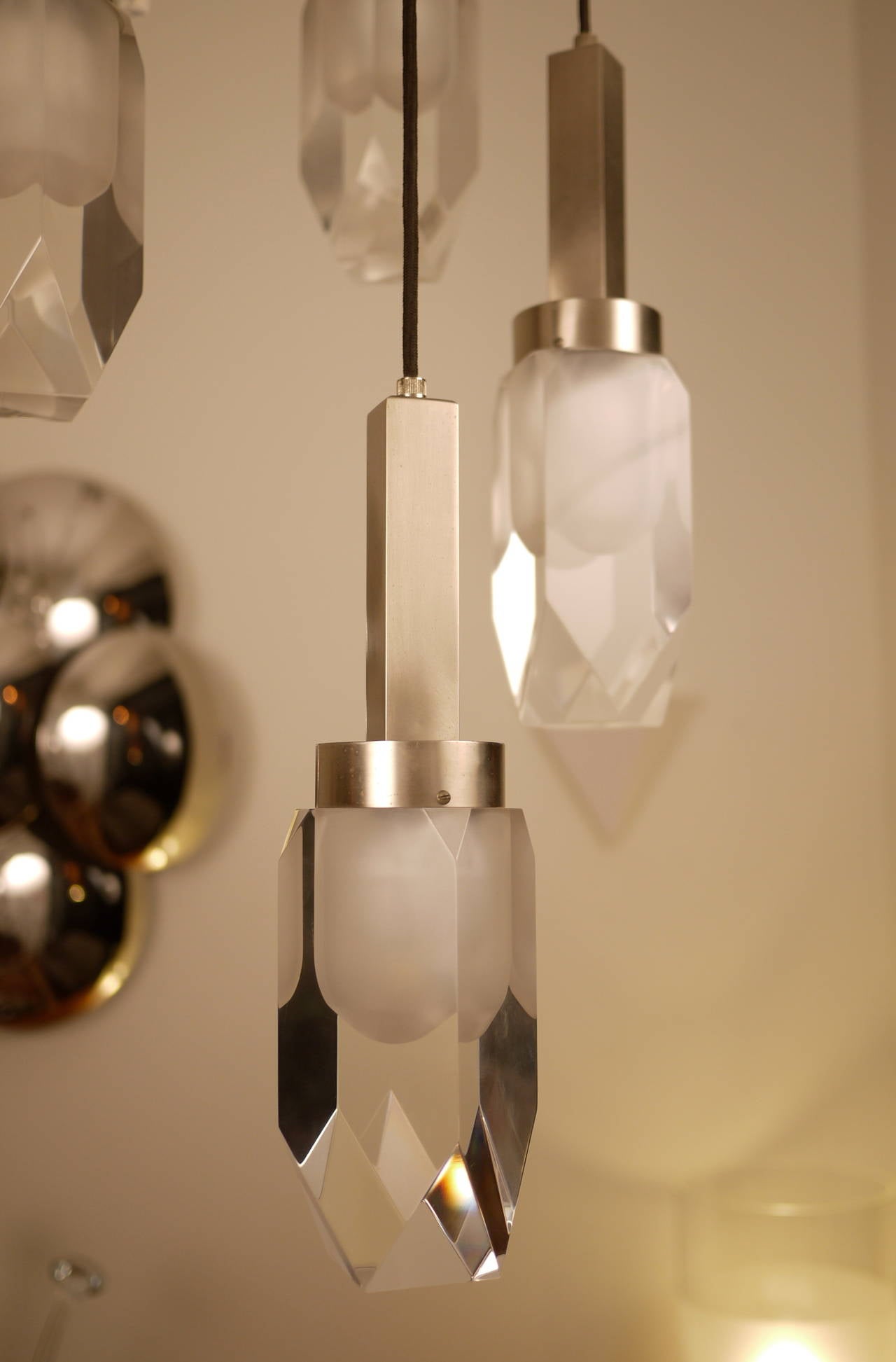 Stilnovo Five-Pendant Ceiling Lamp In Excellent Condition In Madrid, ES