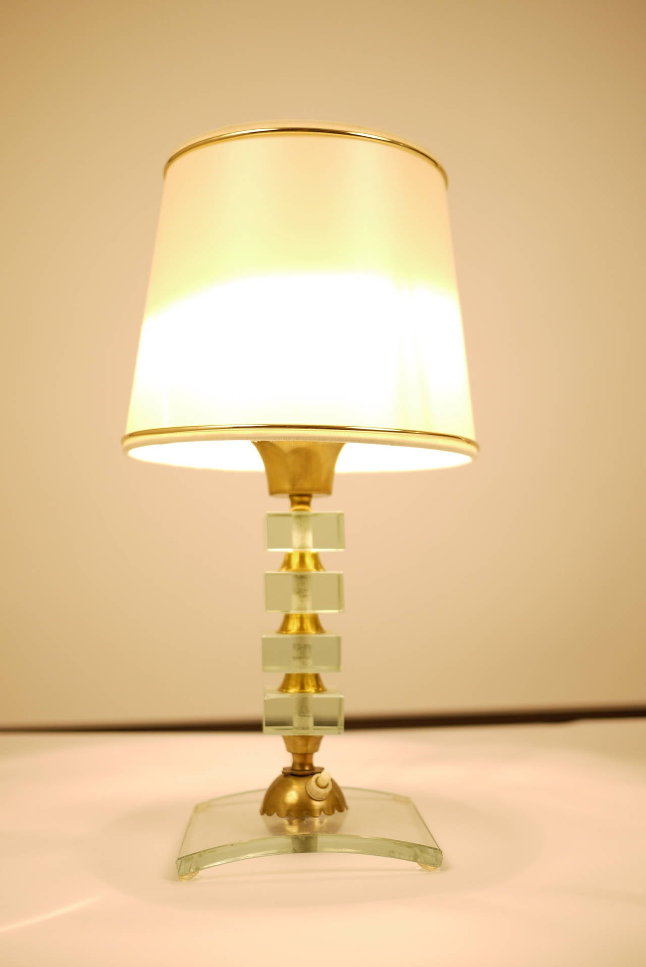 Italian Pietro Chiesa Style Table Lamp