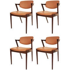 Set of Four Kai Kristiansen Rosewood Dining Chairs