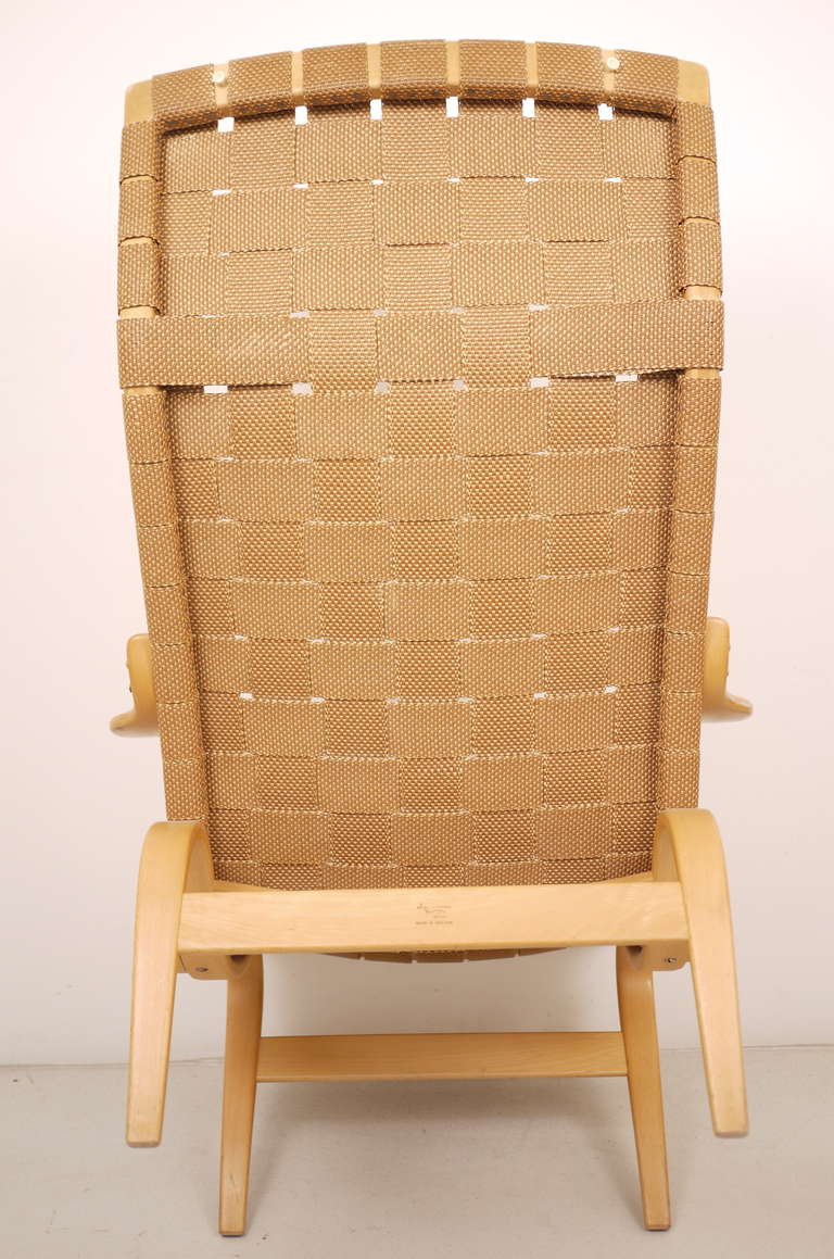 Mid-20th Century Pernilla Lounge chair by Bruno Mathsson for Karl Mathsson