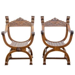 Pair of Dagobert chairs