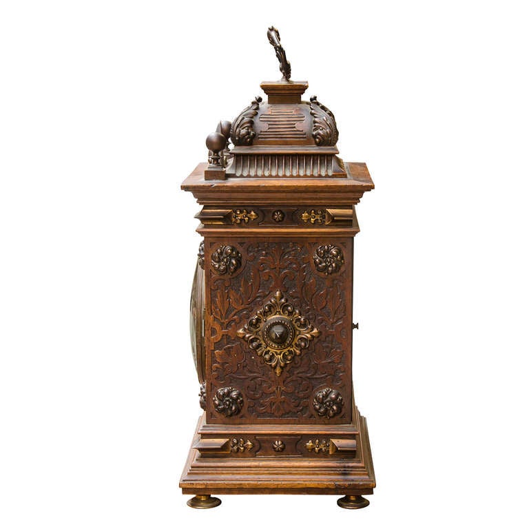 Table Clock Signed F. Rizz Strassbourg at 1stDibs