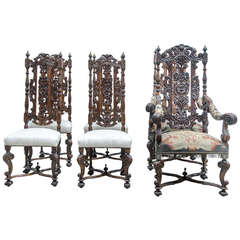 Set of Six Renaissance Chairs