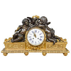 19th Century Pendule with Angels