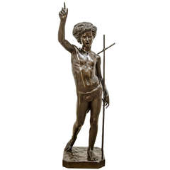 Bronze Statue by Barbedienne marked P. Dubois