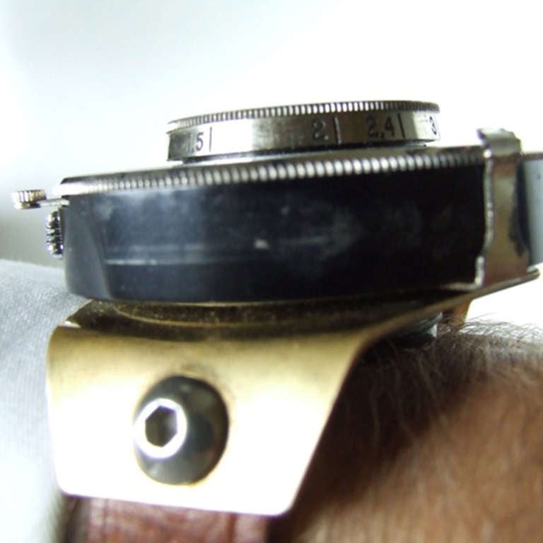 Big Watch Made from Antique Camera Lens 1