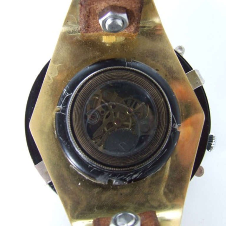 Big Watch Made from Antique Camera Lens 2