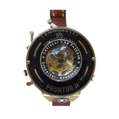 Big Watch Made from Antique Camera Lens