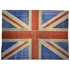Vintage Carpet Patchwork English Flag