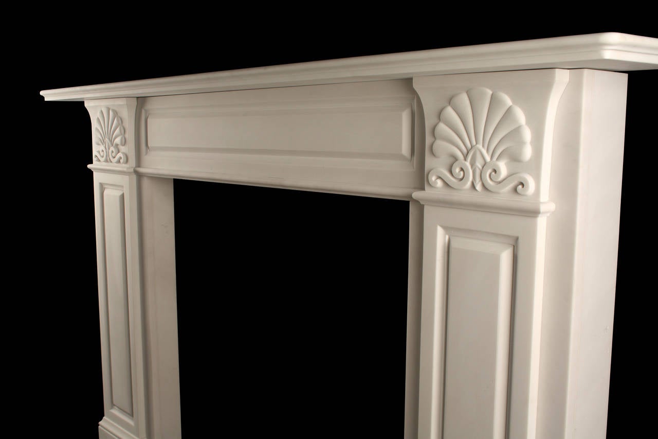 portoro marble regency fireplace mantel