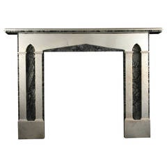 English Regency Gothic Antique Fireplace Surround 11
