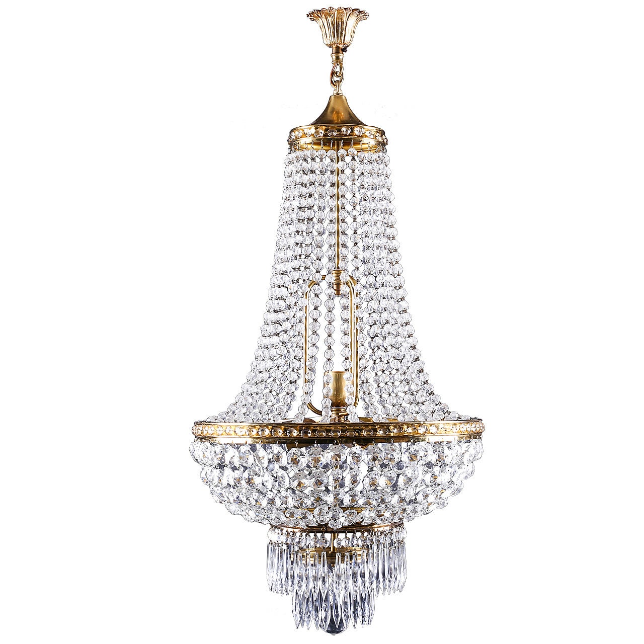 Chandelier in the Regency Style, English circa 1920s