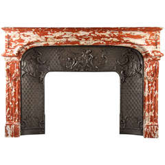 Antique Louis XIV Fireplace Mantel 4