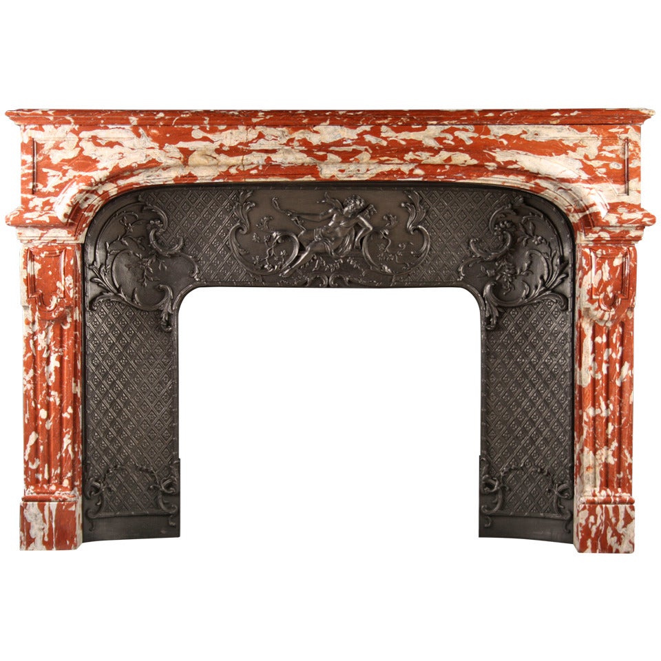 Antique Louis XIV Fireplace Mantel For Sale