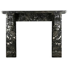 Antique Victorian St. Anne Marble Fireplace, circa 1880