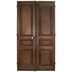 Antique Large Oak Doors in the Louis XVI Manner 5