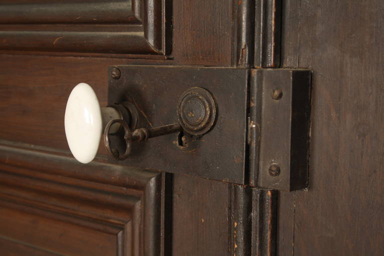 19th Century Antique Large Oak Doors in the Louis XVI Manner For Sale