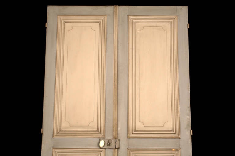 French Antique Large Oak Doors in the Louis XVI Manner For Sale