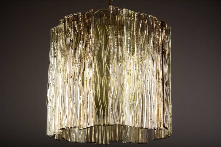 Mazzega Murano Glass Chandelier, Venice, Italy, circa 1960s