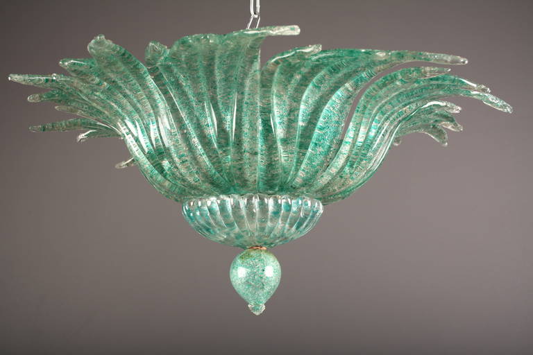 Murano glass chandelier, Venice, Italy, circa 1960s

Glass only height: 12
