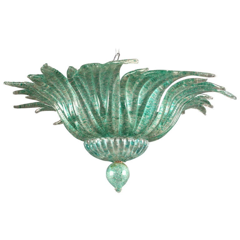 Italian Glass Chandelier Circa 1960 For At 1stdibs Murano Glass Chandelier Venice Italy Circa 1960s
