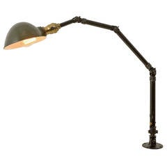 Classic "Ajusco" Articulated Industrial Desk Lamp, circa 1925