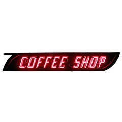 Double-Sided Neon Coffee Shop Sign, circa 1950 8