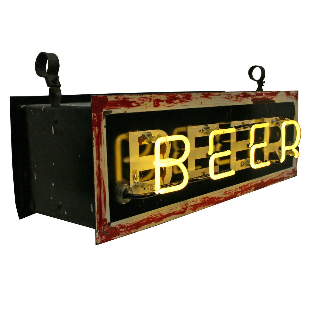 American Double-Sided Neon Beer Sign, circa 1945