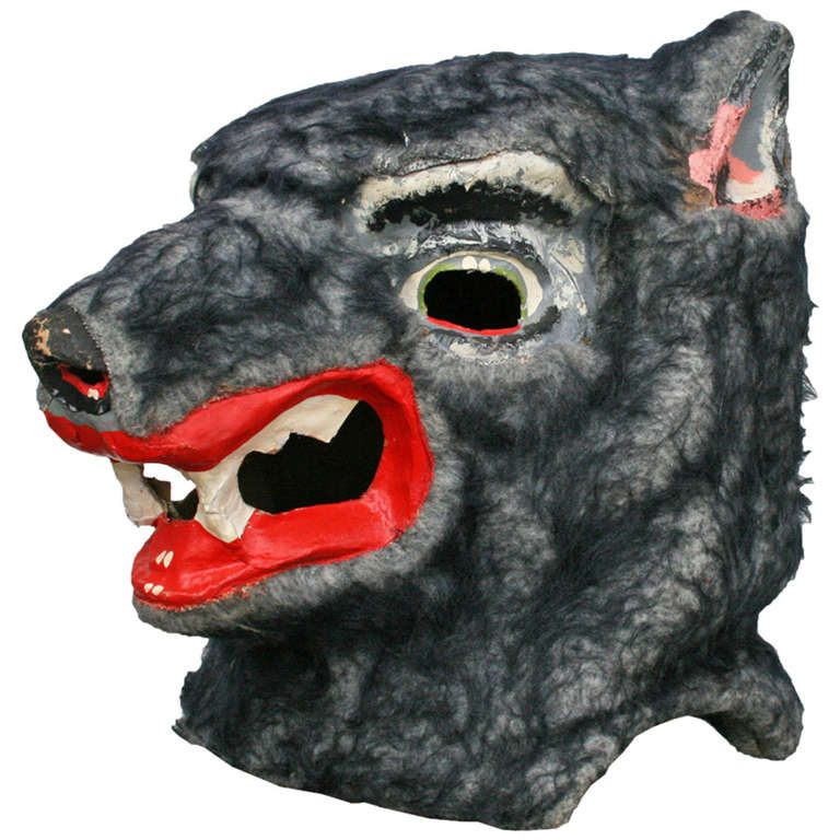 vintage wolf masquerade mask circa 1930s at 1stdibs