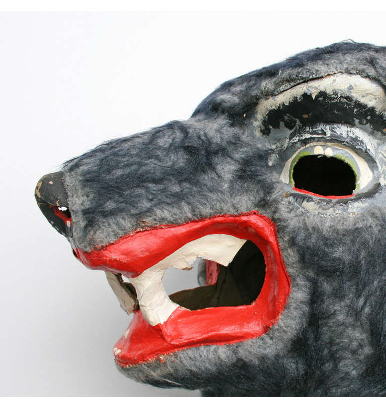 vintage wolfman mask