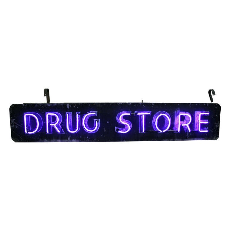 neon drugs sign