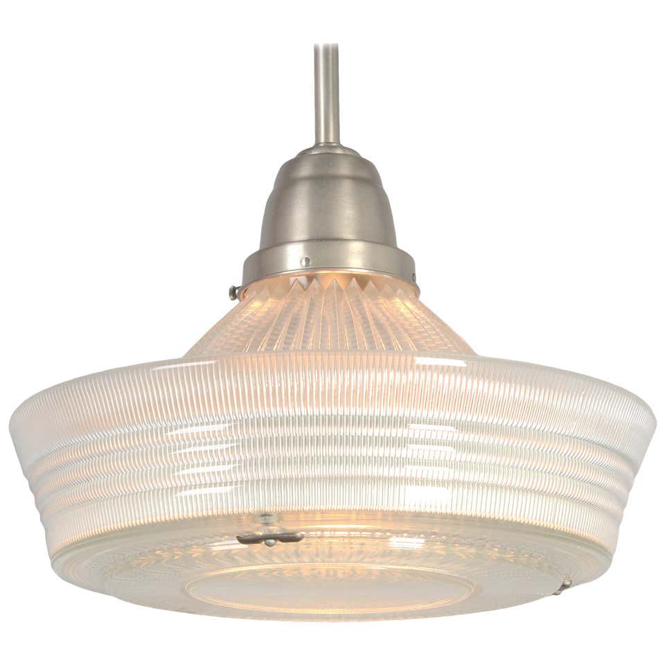 SemiDirect Holophane Correctalite Pendant at 1stDibs