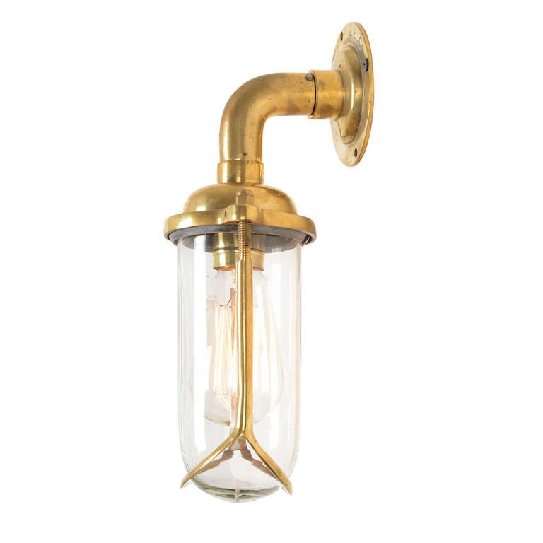 Stunning Modern Brass Nautical Sconce at 1stdibs