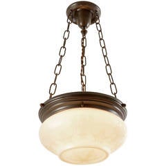 Classical Revival Bowl Chandelier, circa 1920