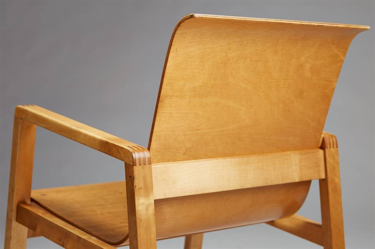Birch Chair Designed by Alvar Aalto for Artek, Finland, 1950s