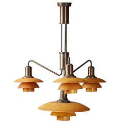 Ceiling Light Designed by Poul Henningsen for Louis Poulsen, Denmark, 1930s