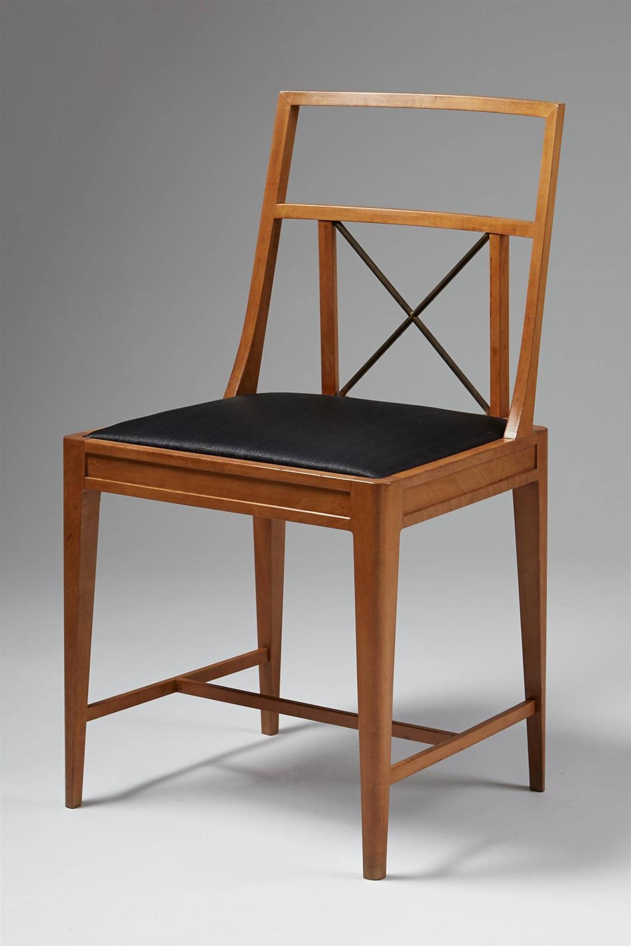 Chair, Anonymous, Denmark, 1930s, Pear Wood, Brass and ...