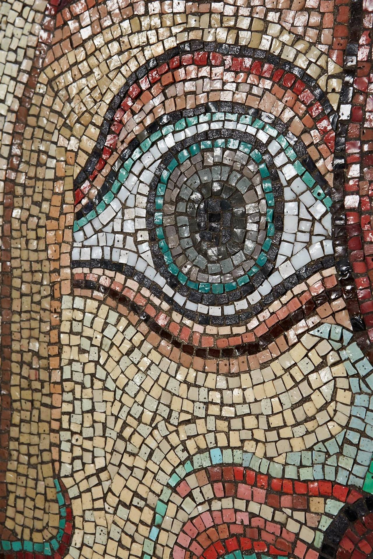 Neoclassical Revival Mosaic Wall Panel 